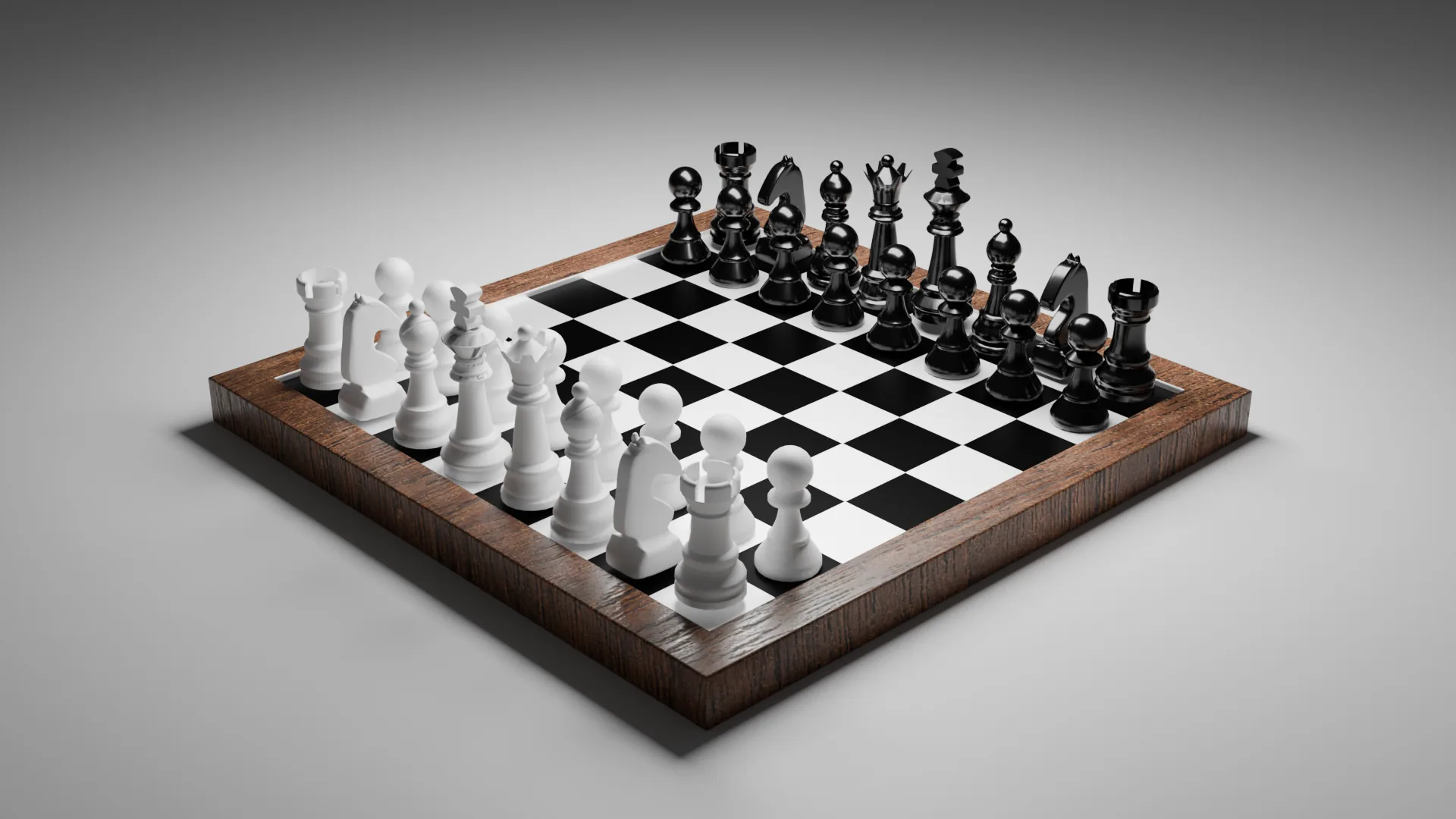 Chessboard render overview
