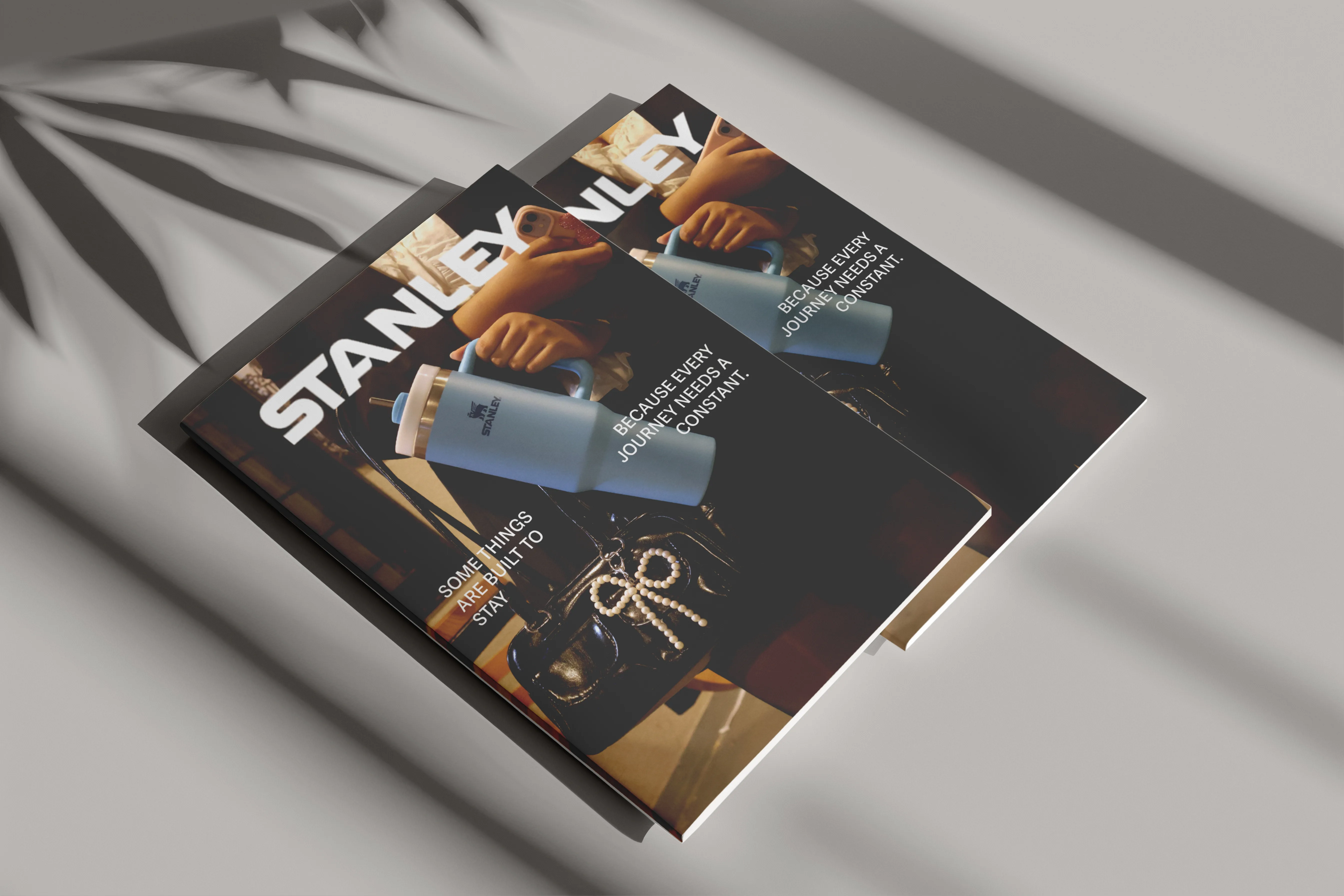 Stanley campaign magazine spread mockup